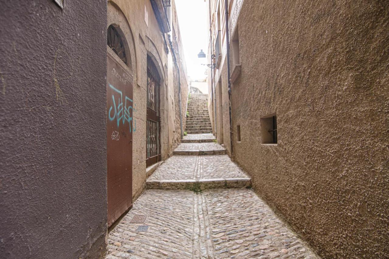 Apartamento Tr Auriga En El Barri Vell Girona Bagian luar foto