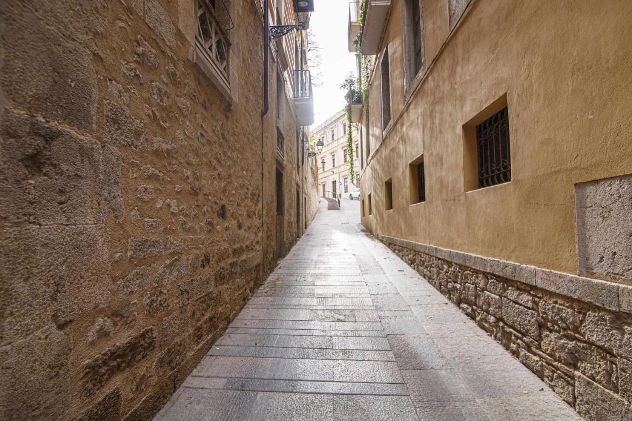 Apartamento Tr Auriga En El Barri Vell Girona Bagian luar foto